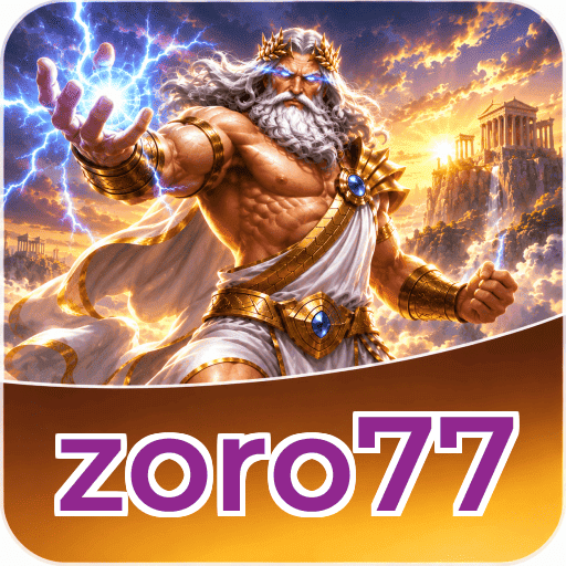 Layar pertama zoro77 setelah pemasangan di Android